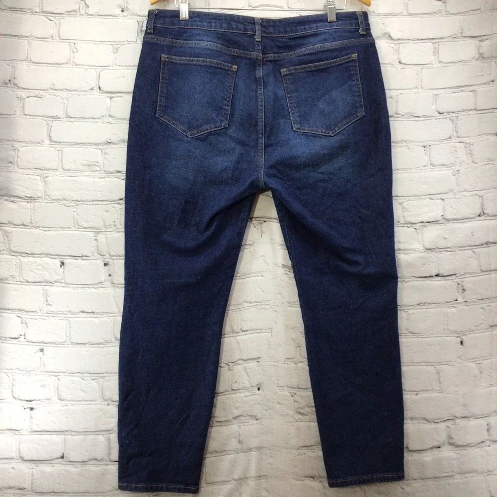 Boden The Edinburgh Jean Womens‎ Sz 12 Dark Wash Slim